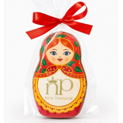 Пряник Матрешка с печатью логотипа 12 см